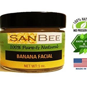 100  Organic Pure Banana Peel Facial Cream with Vitamin C - 1 oz - Made in USA