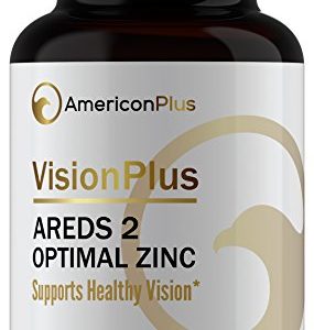 AREDS 2 Eye Vitamins for Macular Health with Maximum Safe Zinc  Based on AREDS and AREDS 2 Clinical Studies  AREDS2 Vitamins Improved for Smokers Over AREDS Vitamins  100 Capsules