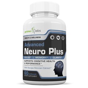 Advanced Brain Supplement Support Booster - Memory  Focus and Clarity Formula - Nootropic Pills for Performance  Mood and Anti Anxiety  Helps Reduce Stress and Relax - 60 Capsules
