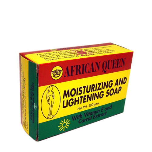 African Queen Moisturizing and Lightening Soap with Vitamin E and Carrot Extract 1 African Queen Moisturizing and Lightening Soap with Vitamin E and Carrot Extract