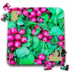 Alexis Photography - Food - Purple radish vegetables  green leaves - 10x10 Inch Puzzle (pzl_270790_2)