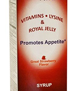 Apetimax Vitamins Lysine Royal Jelly Promotes Appetite Syrup for Adults 4 oz