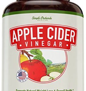 Apple Cider Vinegar Pills for Natural Weight Loss - Extra Strength Capsules - Control Your Appetite and Boost Energy Levels  Perfect Thermogenic Fat Burner  Enhances All Diets