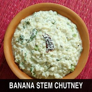 Arati Doota Perugu Pachadi - Banana Stem Chutney