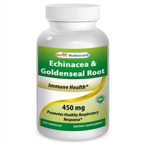 Best Naturals Echinacea Goldenseal 450 mg 250 Caps