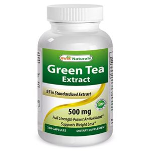 Best Naturals Green Tea Extract 500 mg 250 Capsules