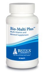 Biotics Research Bio-Multi Plus - Multivitamin  Chelated Minerals  Emulsified fat-soluble vitamins  High antioxidants  SOD  Catalase 90 ct