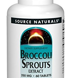 Broccoli Sprouts Standardized Extract Source Naturals  Inc  60 Tabs