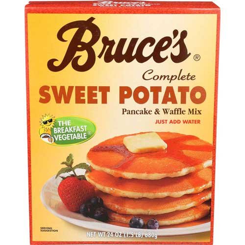Bruces Sweet Potato Pancake Mix 24 Oz (Pack of 12) 1 Bruces Sweet Potato Pancake Mix 24 Oz (Pack of 12)