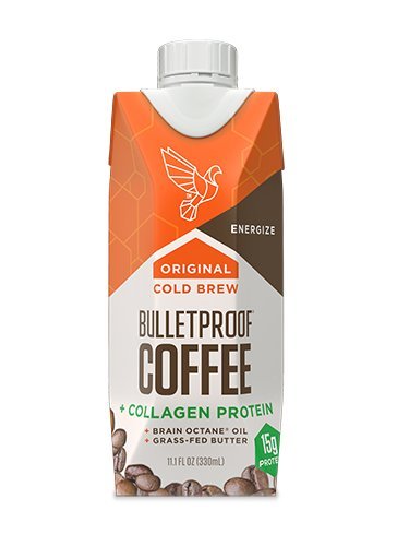 Bulletproof Coffee Cold Brew Ready To Drink- Ketogentic Diet Sugar-Free Includes Grass-Fed Butter and Brain Octane Oil Original Plus Collagen (12 Pack) 1 Bulletproof Coffee Cold Brew Ready To Drink- Ketogentic Diet Sugar-Free Includes Grass-Fed Butter and Brain Octane Oil Original Plus Collagen (12 Pack)