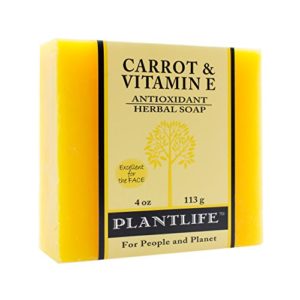 Carrot   Vitamin E 100  Pure   Natural Aromatherapy Herbal Soap- 4 oz (113g)