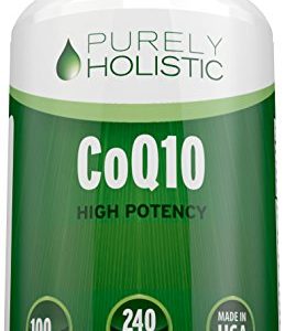 CoQ10 240 SoftGels - 100  MONEY BACK GUARANTEE - High Absorption Coenzyme Q10 -Made in the USA to GMP Standards – Up To 8 Months Co Q 10 Supply