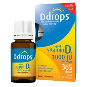 Ddrops 1000 IU Drops  365 Count (0 34fl oz 10ml)