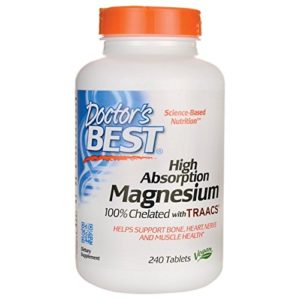 Doctor's Best High Absorption Chelated Magnesium -- 240 Tablets
