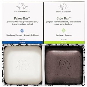 Drunk Elephant Baby Juju   Baby Pekee Travel Duo - Exfoliating Face Wash and Moisturizing Bar Soap  (1 oz each)
