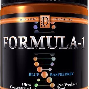 Dynamic Formulas Formula-1 Ultra-Concentrated Pre-Workout Fuel Blue Raspberry 35 servings by Dynamic Formulas