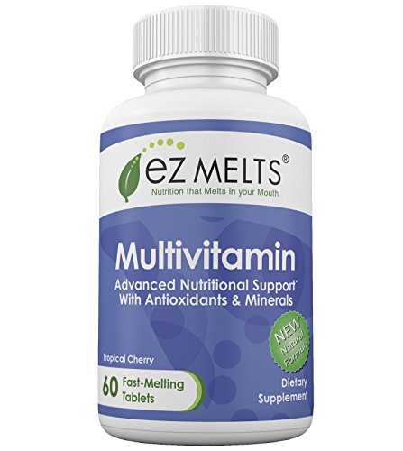 EZ Melts Multivitamin  Sublingual Vitamins  Vegetarian  Zero Sugar  Natural Cherry Flavor  60 Fast Dissolve Tablets 1 EZ Melts Multivitamin  Sublingual Vitamins  Vegetarian  Zero Sugar  Natural Cherry Flavor  60 Fast Dissolve Tablets
