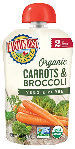 Earth's Best Organic Stage 2 Carrots Broccoli 3 5 Ounce (Pack of 12) (Packaging May Vary) 1 Earth's Best Organic Stage 2 Carrots Broccoli 3 5 Ounce (Pack of 12) (Packaging May Vary)