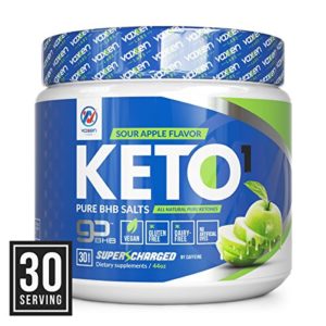 Exogenous Ketones Supplement with Beta Hydroxybutyrate BHB Salts for The Ketogenic Diet – Keto Powder Drink to Help Reach Ketosis  Burn Fat  Reduce Stress  and Boost Energy (Sour Apple  30 Servings)