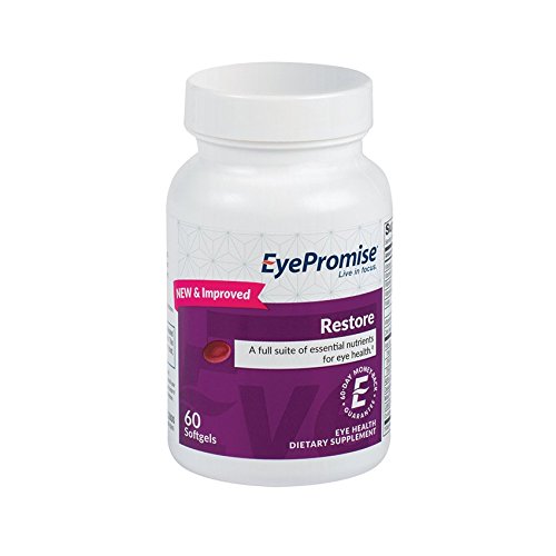 EyePromise Restore Supplement – Complete Macular Health Formula with Zeaxanthin Lutein for Ocular Nutrition 1 EyePromise Restore Supplement – Complete Macular Health Formula with Zeaxanthin Lutein for Ocular Nutrition