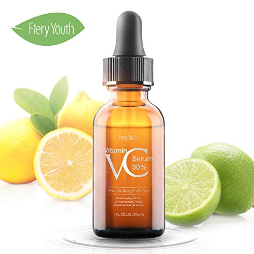 Fiery Youth Vitamin C Serum 30 with Hyaluronic Acid and Vit E - Natural Organic Anti Wrinkle Vitamin C Serum for Face Eyes - Anti Aging Facial Serum 1 Fiery Youth Vitamin C Serum 30 with Hyaluronic Acid and Vit E - Natural Organic Anti Wrinkle Vitamin C Serum for Face Eyes - Anti Aging Facial Serum