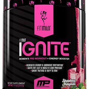 FitMiss Ignite Pre-Workout Supplement  Strawberry Margarita  30 Servings