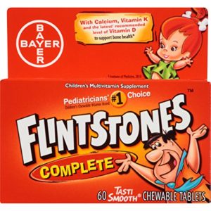 Flintstones Children's Complete Chewable Multivitamin  60 Count (Pack of 3)