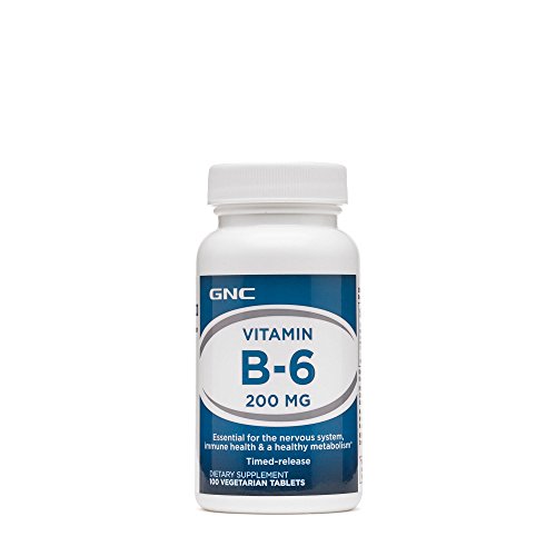 GNC Vitamin B-6 200 MG 1 GNC Vitamin B-6 200 MG