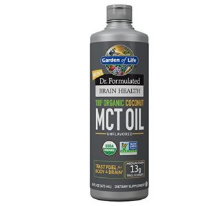 Garden of Life Dr  Formulated Organic Brain MCT Oil 16 oz