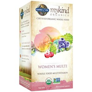 Garden of Life Multivitamin for Women - mykind Organic Women Whole Food Vitamin Supplement  Vegan  120 Tablets