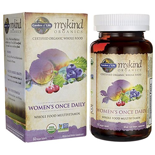 Garden of Life Multivitamin for Women - mykind Organic Women's Once Daily Whole Food Vitamin Supplement  Vegan  60 Tablets 1 Garden of Life Multivitamin for Women - mykind Organic Women's Once Daily Whole Food Vitamin Supplement  Vegan  60 Tablets