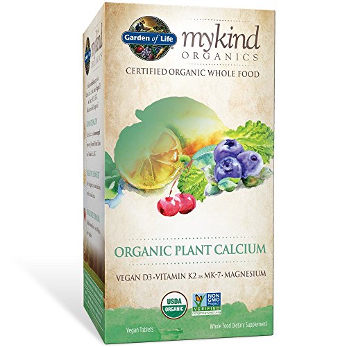 Garden of Life mykind Organic Plant Calcium - Vegan Whole Food Supplement with D3 and K2 Gluten Free 90 Tablets 1 Garden of Life mykind Organic Plant Calcium - Vegan Whole Food Supplement with D3 and K2 Gluten Free 90 Tablets