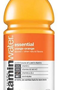 Glaceau VitaminWater Nutrient Enhanced Water  Essential Orange  20 Ounce (24 Bottles)