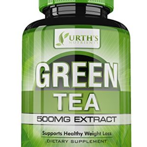 Green Tea Extract Supplement with EGCG - 120 Day Supply - 100  MONEY BACK GUARANTEE - NON GMO - Healthy Weight Loss Support - Made in USA