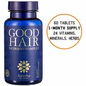 Hair Growth Vitamins with Biotin  DHT Blocker  Over 24 Minerals  Herbs - Fight Hair Loss  Get a Healthier Hair  Skin  Nail for Men   Women  60 Vegan Tablets