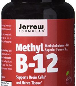 Jarrow Formulas Methylcobalamin (Methyl B12)  Supports Brain Cells  5000 mcg  60 Lozenges