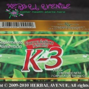 K-3 FORMULATION NATURIST  L-CARNITINE  GRAPEFRUIT CAPSULES - K3 FORMULA NATURISTA  L-CARNITINA  TORONJA CAPSULAS