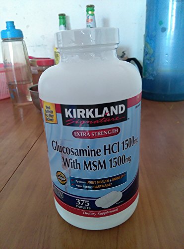 Kirkland Signature Extra Strength Glucosamine HCI 1500mg With MSM 1500 mg 375 Tablets 1 Kirkland Signature Extra Strength Glucosamine HCI 1500mg With MSM 1500 mg 375 Tablets