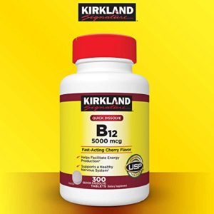 Kirkland Signature Sublingual B-12 5000 mcg  300 Tablets