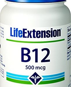 Life Extension B12  500 Mcg  100 dissolving lozenges