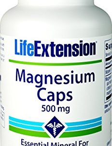 Life Extension Magnesium 500mg  100 Vegetarian Capsules