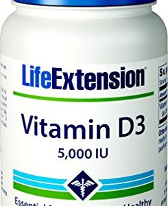 Life Extension Vitamin D3  5000 IU  60 Softgels