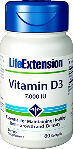 Life Extension Vitamin D3 7 000 IU 60 softgels 1 Life Extension Vitamin D3 7 000 IU 60 softgels
