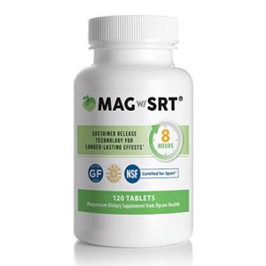 MagSRT (Jigsaw Magnesium w SRT) Premium  Organic  Slow Release Magnesium Supplement - Active  Bioavailable Magnesium Malate Tablets - 120 ct