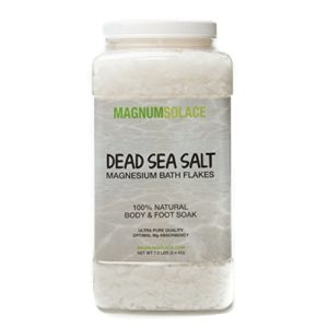 Magnum Solace Magnesium Bath Flakes  Large 7 5 LBS Exceptional  1 Therapeutic Source for Body   Foot Soaks