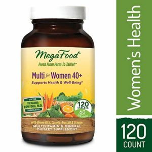 MegaFood - Multi for Women 40   A Balanced Real Food Multivitamin  120 Tablets