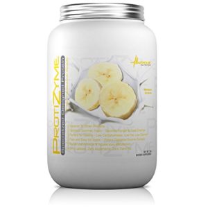 Metabolic Nutrition  Protizyme  100  Whey Protein Powder  High Protein  Low Carb  Low Fat Whey Protein  Digestive Enzymes  24 Essential Vitamins and Minerals  Banana Creme  2 Pound (26 ser)