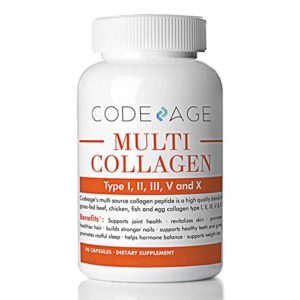 Multi-Collagen Protein Capsules - 90 Count - Type I  II  III  V  X - Grass-Fed - All-In-One Super Bone Broth   Collagen - High Quality Blend of Grass-Fed Beef  Chicken  Wild Fish and Eggshell Collagen