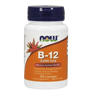 NOW B-12 2000 mcg  100 Lozenges