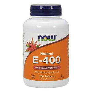 NOW  E-400 Vitamin E-400 IU MT Softgels with Mixed Tocopherols  250 Softgels